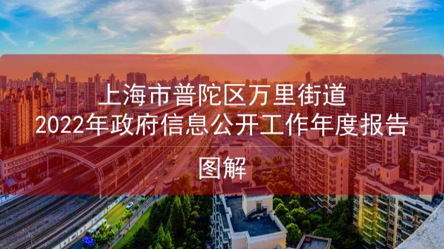 图解 |  上海市普陀区万里街道 2022年政府信息公开工作年度报告