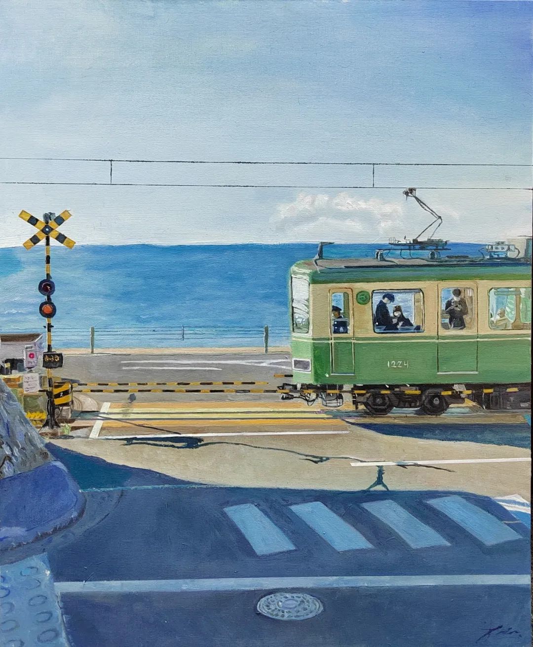 0116_164200_901.jpg 金伊鸣 《开往春天的列车》 油画.jpg